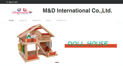 Desktop Screenshot of m-d-international.com